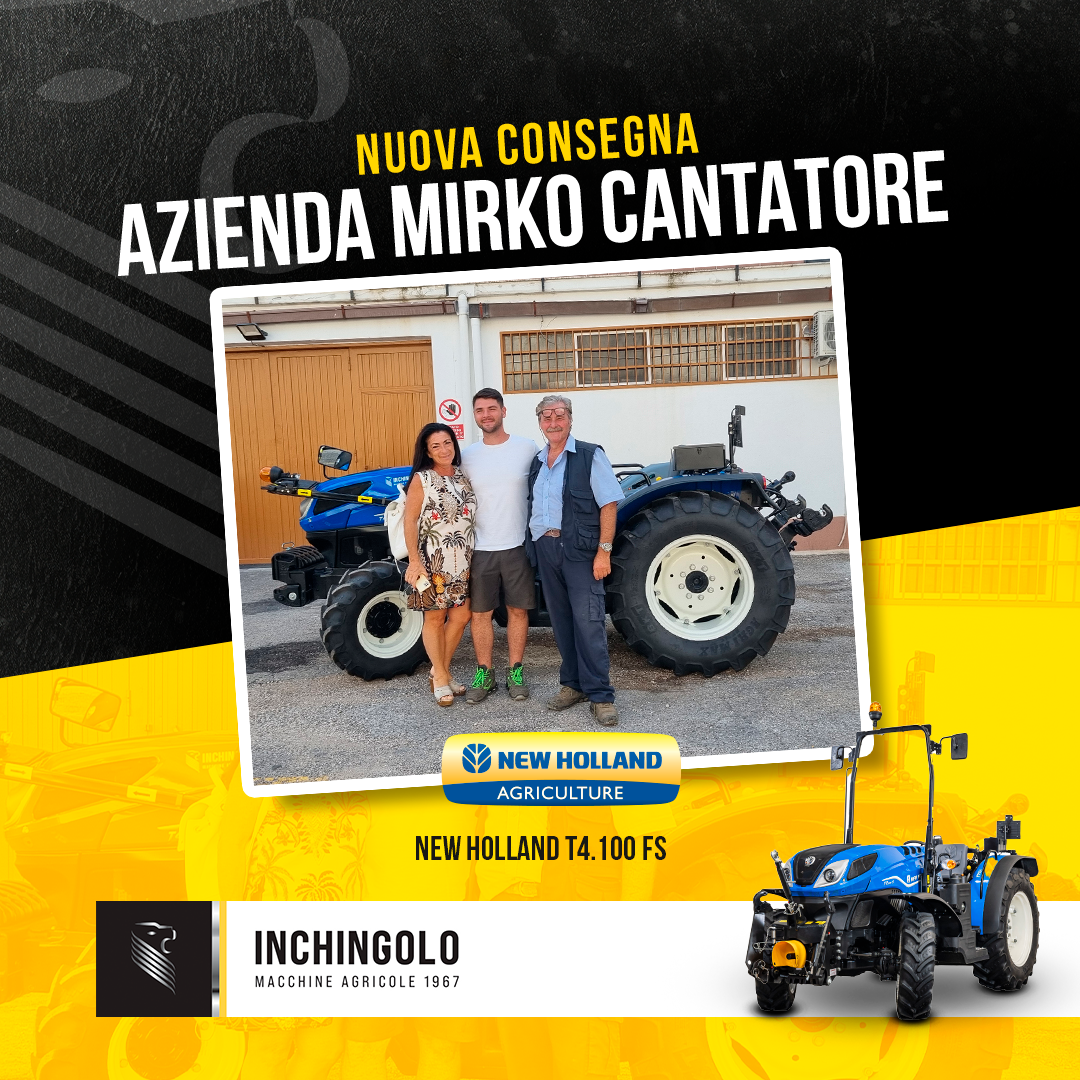 Azienda Mirko Cantatore: benvenuto New Holland T4.100FS!