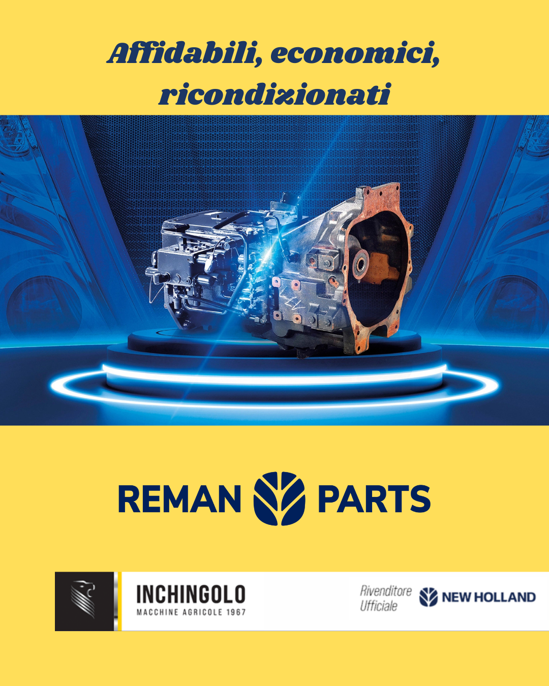 Scopri i ricambi ricondizionati REMAN di New Holland