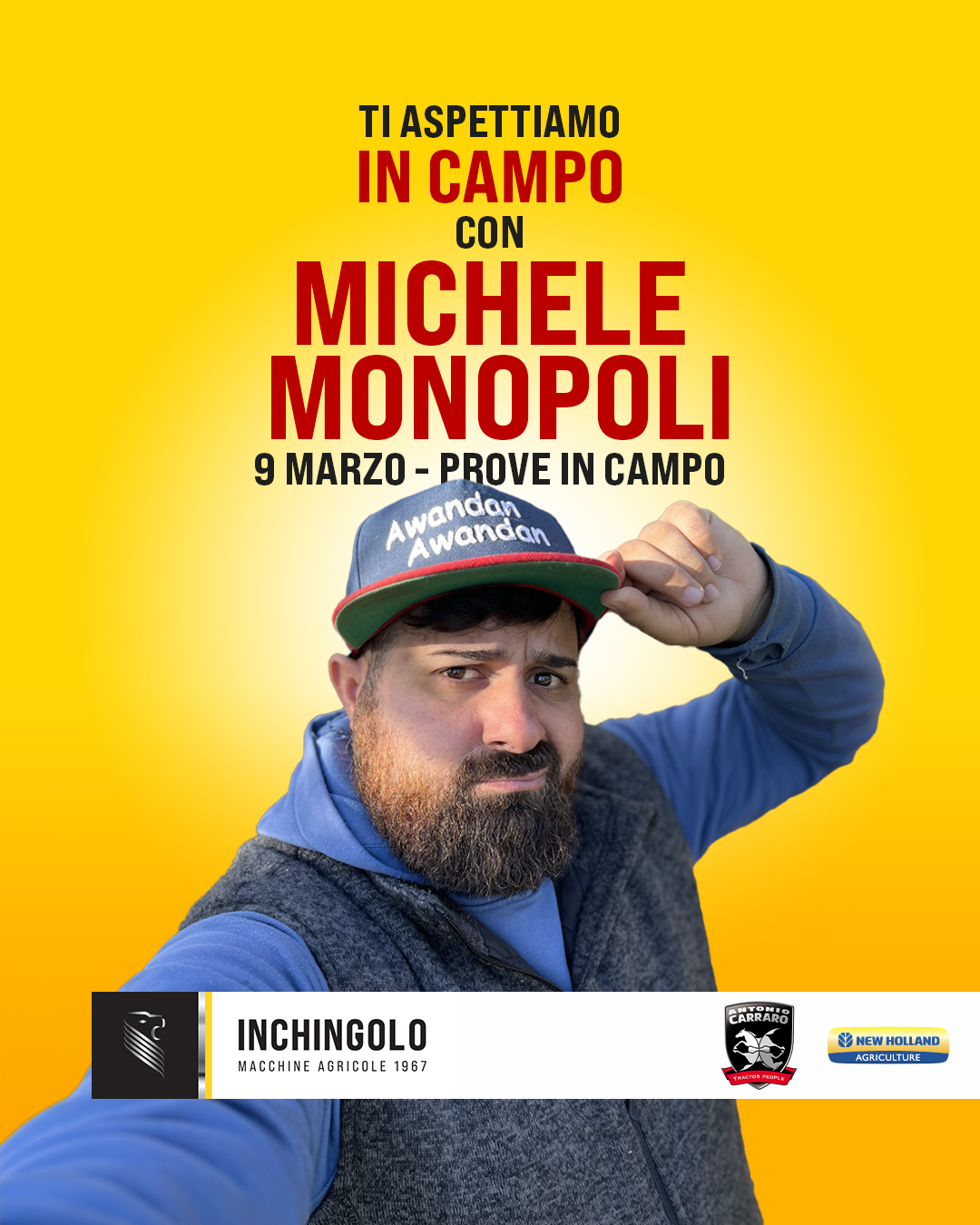 Ti aspettiamo in campo con Michele Monopoli!